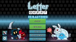 Letter Quest: Remastered Title Screen